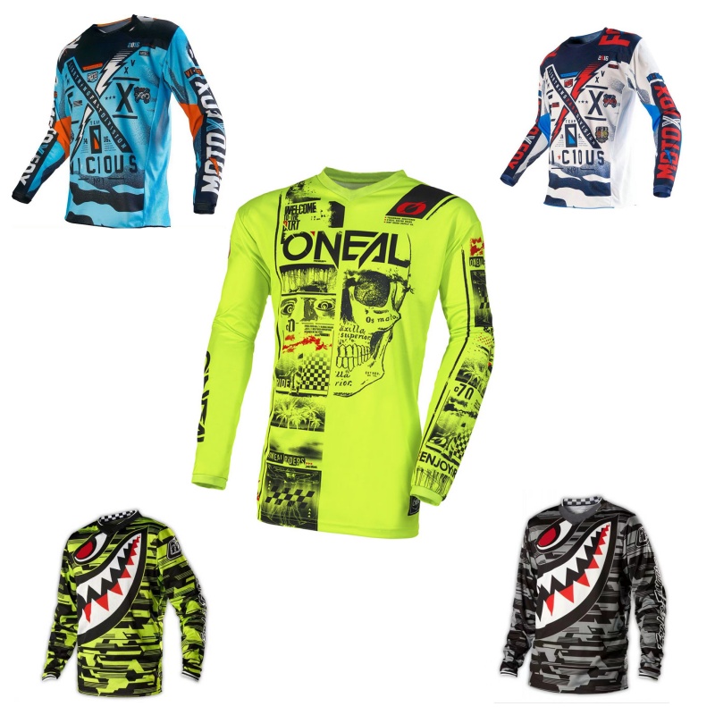 Mountain Biking Games - Camisa de corrida MTB Downhill Off