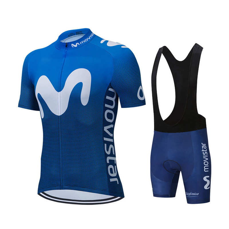Mountain Biking Uniform - Novo verão movistar equipe conjuntos de