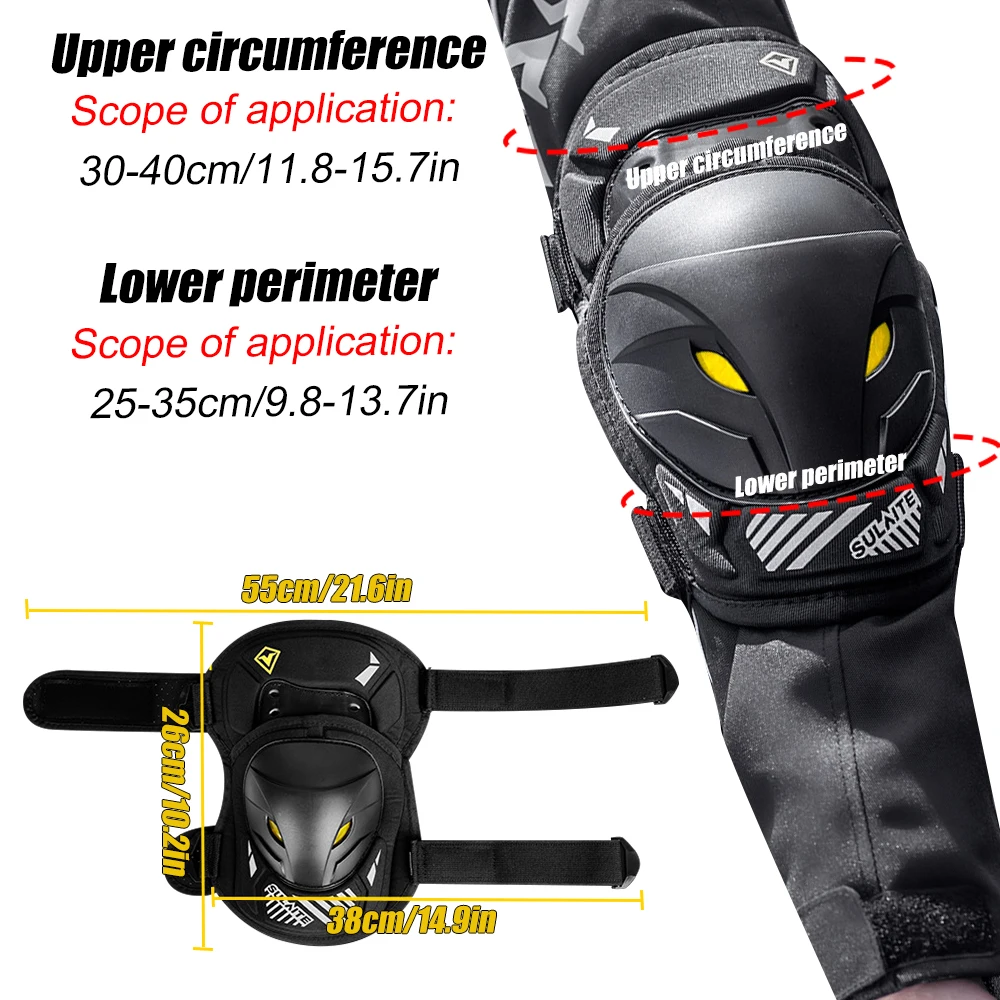 GOMOREON 1 Par de Protetores d - Mountain Biking Knee And Elbow Pads avaliação e preço