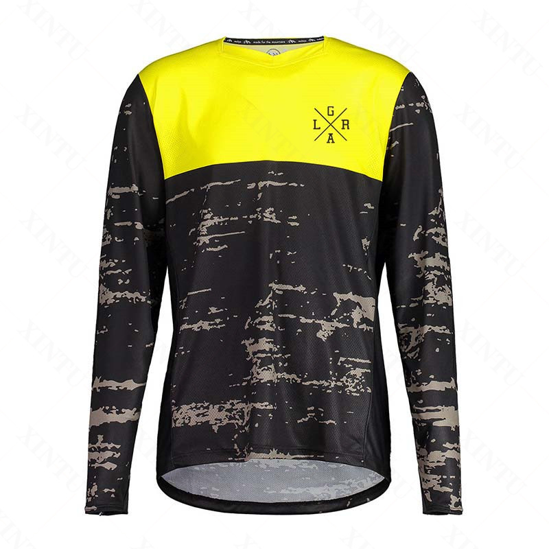 Camiseta Masculina de Ciclismo - Mountain Biking Wallpaper avaliação e preço