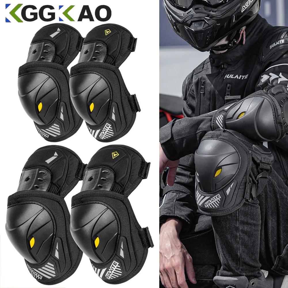 1 Par de Protetores de Joelho  - Mountain Biking Knee And Elbow Pads avaliação e preço