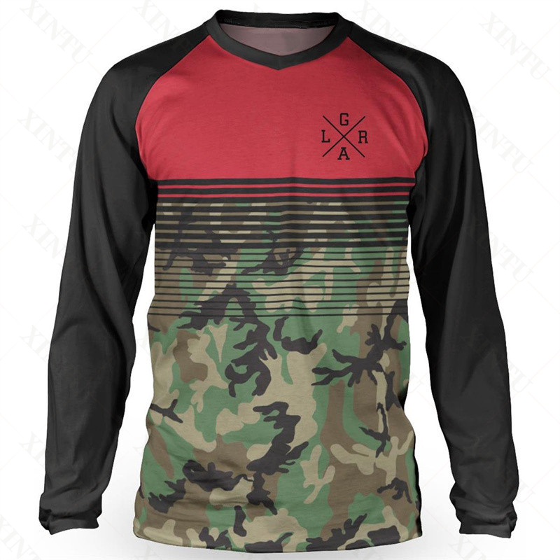 Camisa masculina solta piloto  - Mountain Biking Uniform avaliação e preço