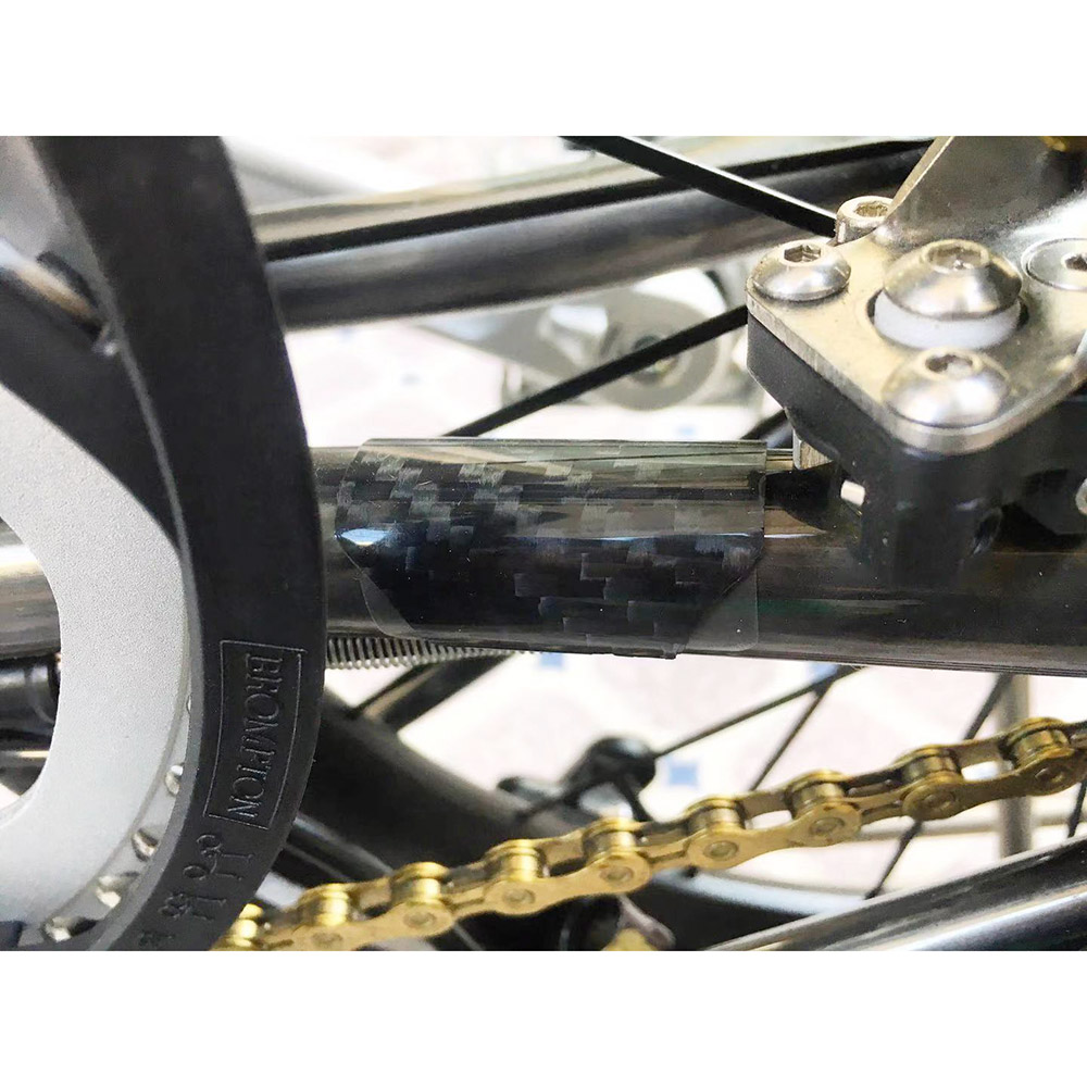 Trigo corrente de fibra carbon - Chainstay Protector Wrap avaliação e preço