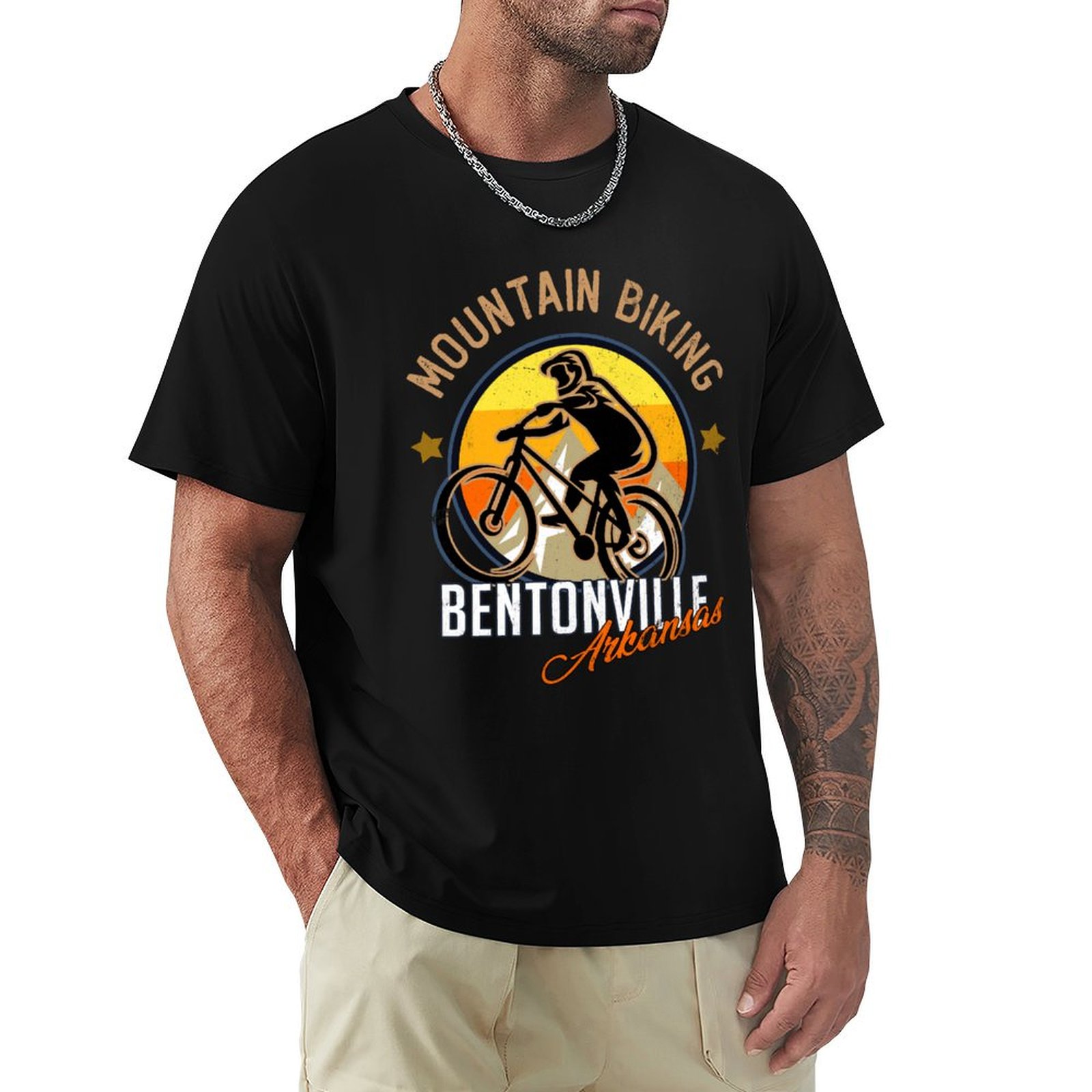 Camiseta de ciclismo de montan - Mountain Biking In Arkansas avaliação e preço
